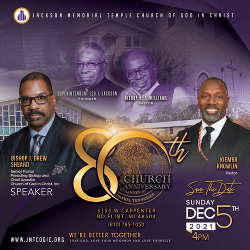 Jackson Memorial Temple Church Of God In Christ Inc. The Historic Pilgrim Temple Church