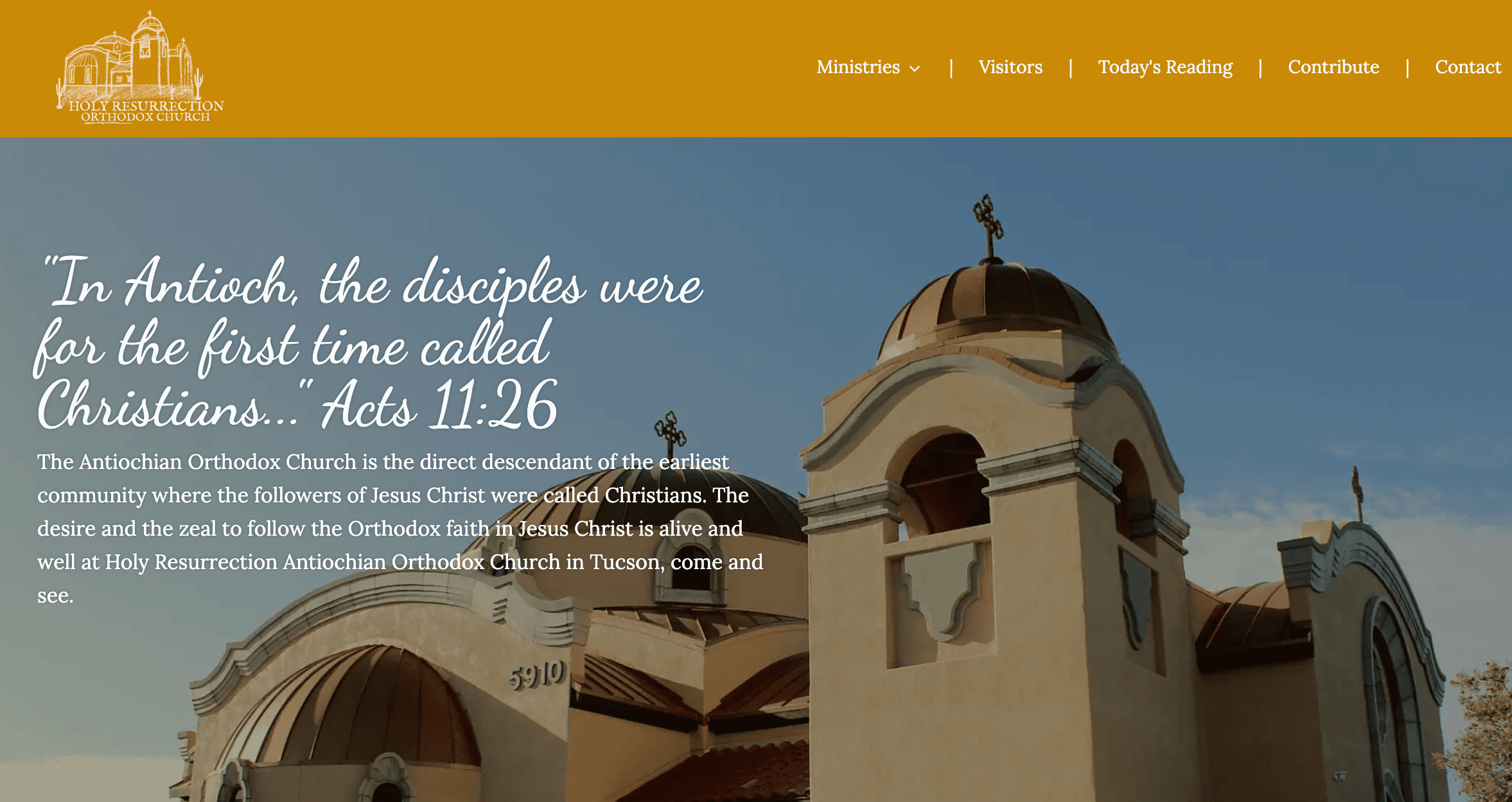 Holy Resurrection Antiochian Orthodox Christian Church exterior